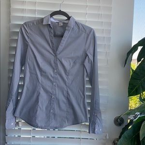 Classic grey button down from H&M